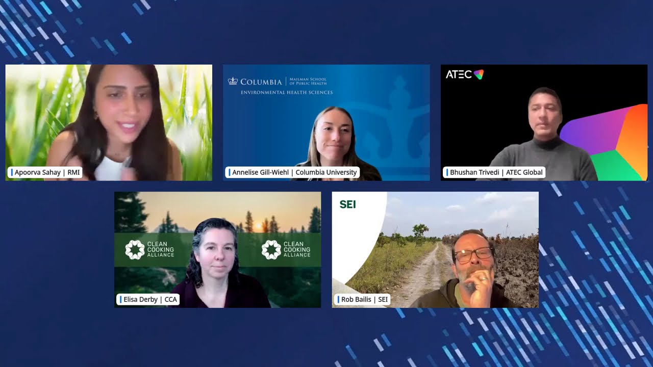 Webinar — Decarbonization Pathway Spotlight: Clean and Improved Cookstoves