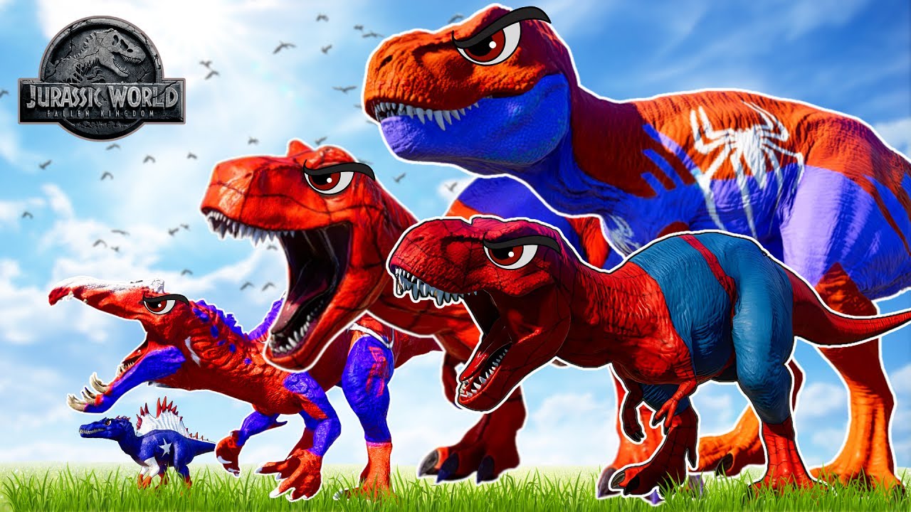 ALL Dinosaur Evolution T-Rex Who Comes Out on Top? Jurassic World Evolution |Dinosaur Channel|