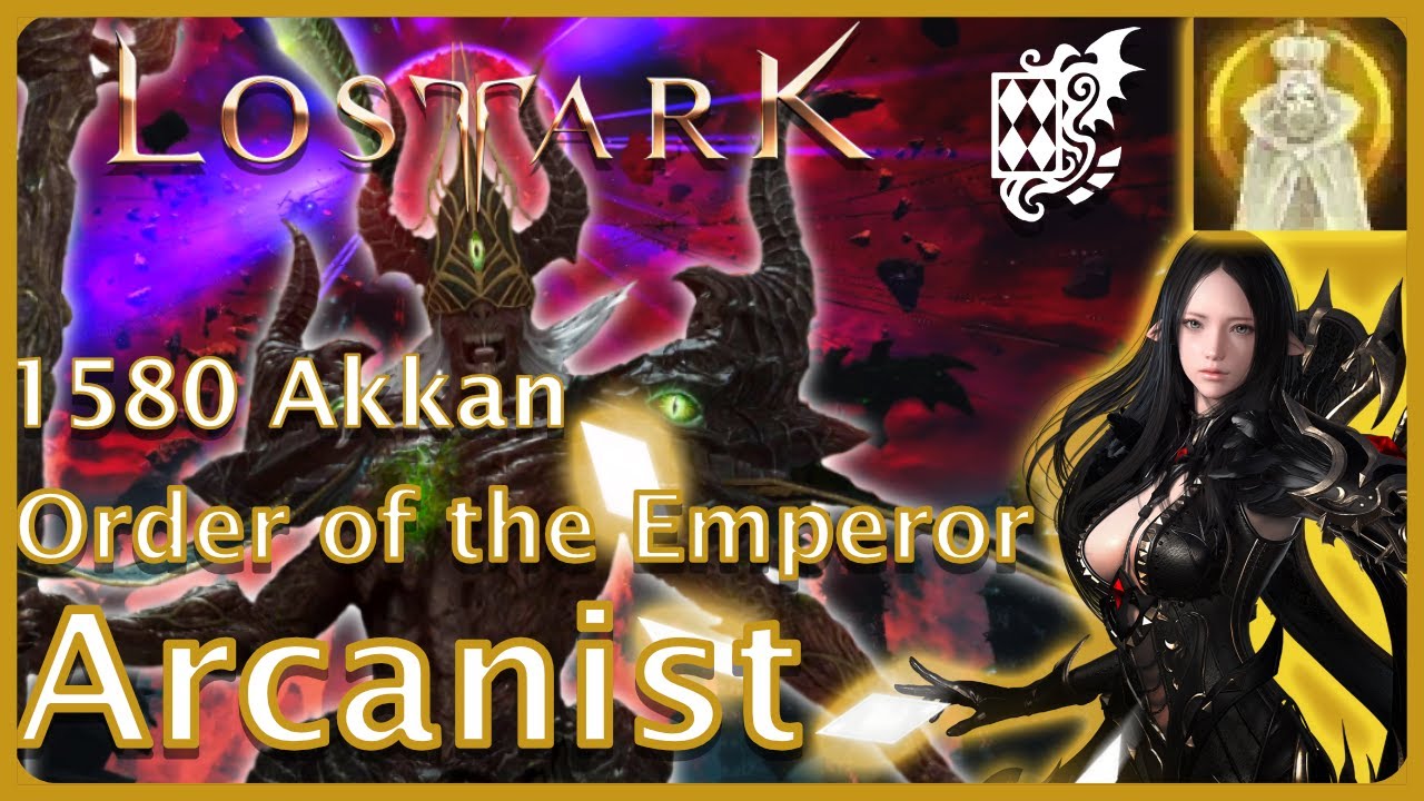 Lost Ark - Solo Akkan Order of the Emperor Arcanist 1580