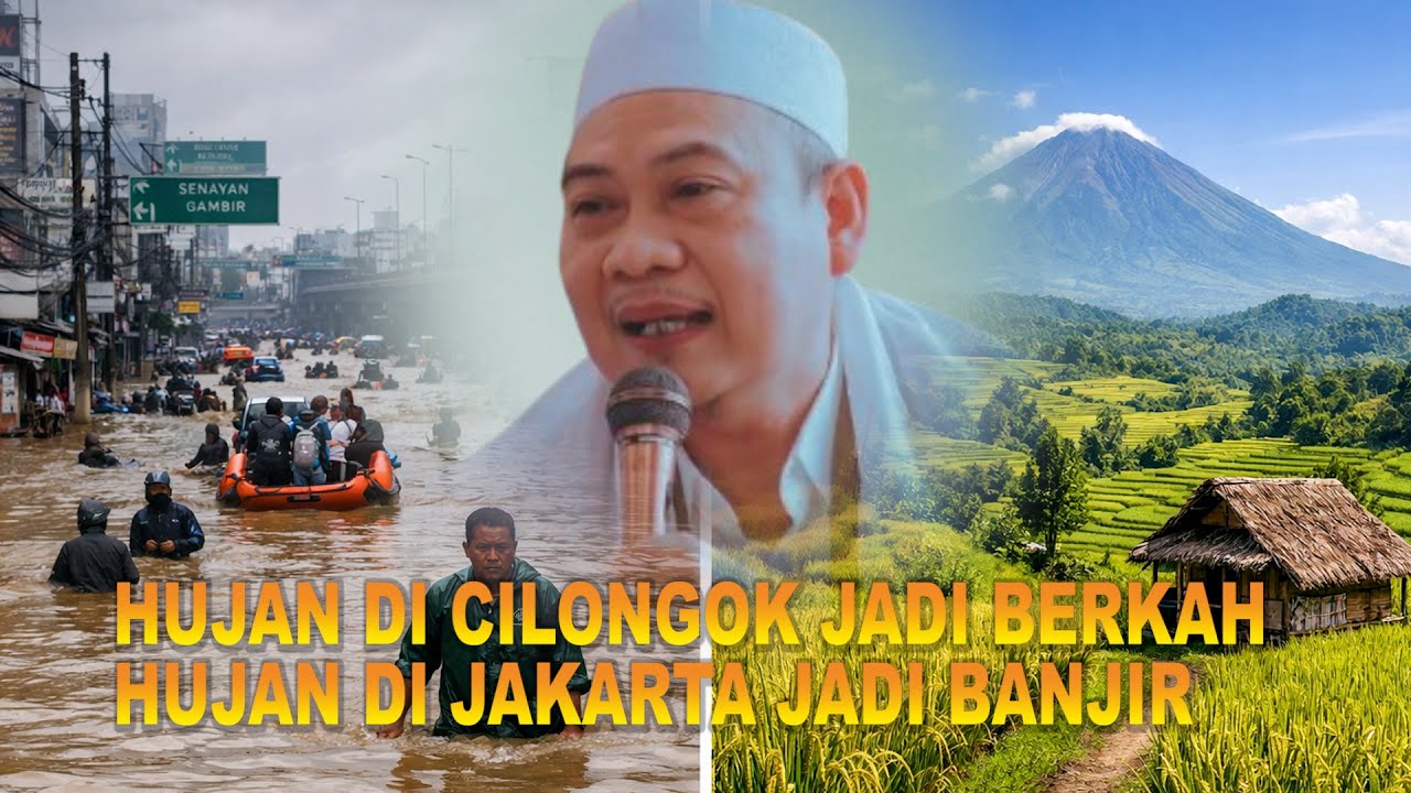 DI CILONGOK HUJAN JADI BERKAH DI JAKARTA HUJAN JD BANJIR #abahuci #abahentoh #ngaji #santri #banten