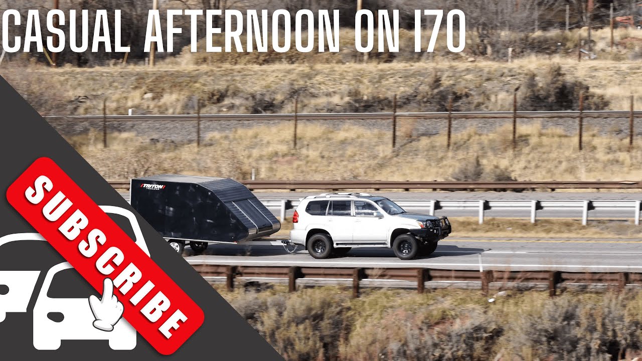 Relaxing Highway Traffic on I-70 | Cars Trucks and Campers Passing By