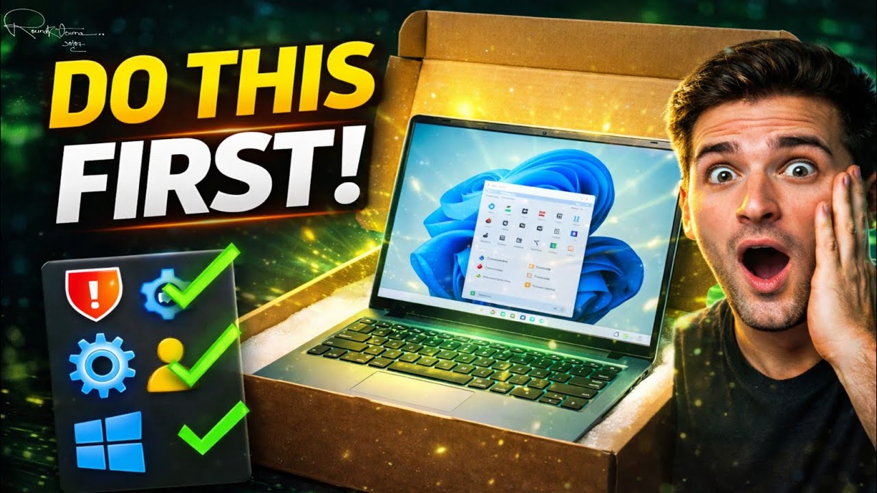 Must Do Things To Do After Buying A New Laptop !!