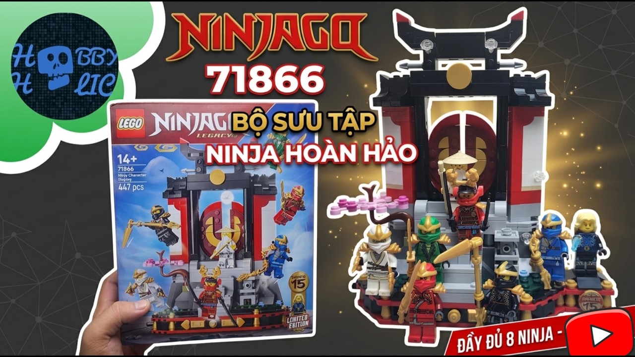 Đập Hộp & Review Ninjago 71866 - Set Thần Điện Học Viên Ninjago.