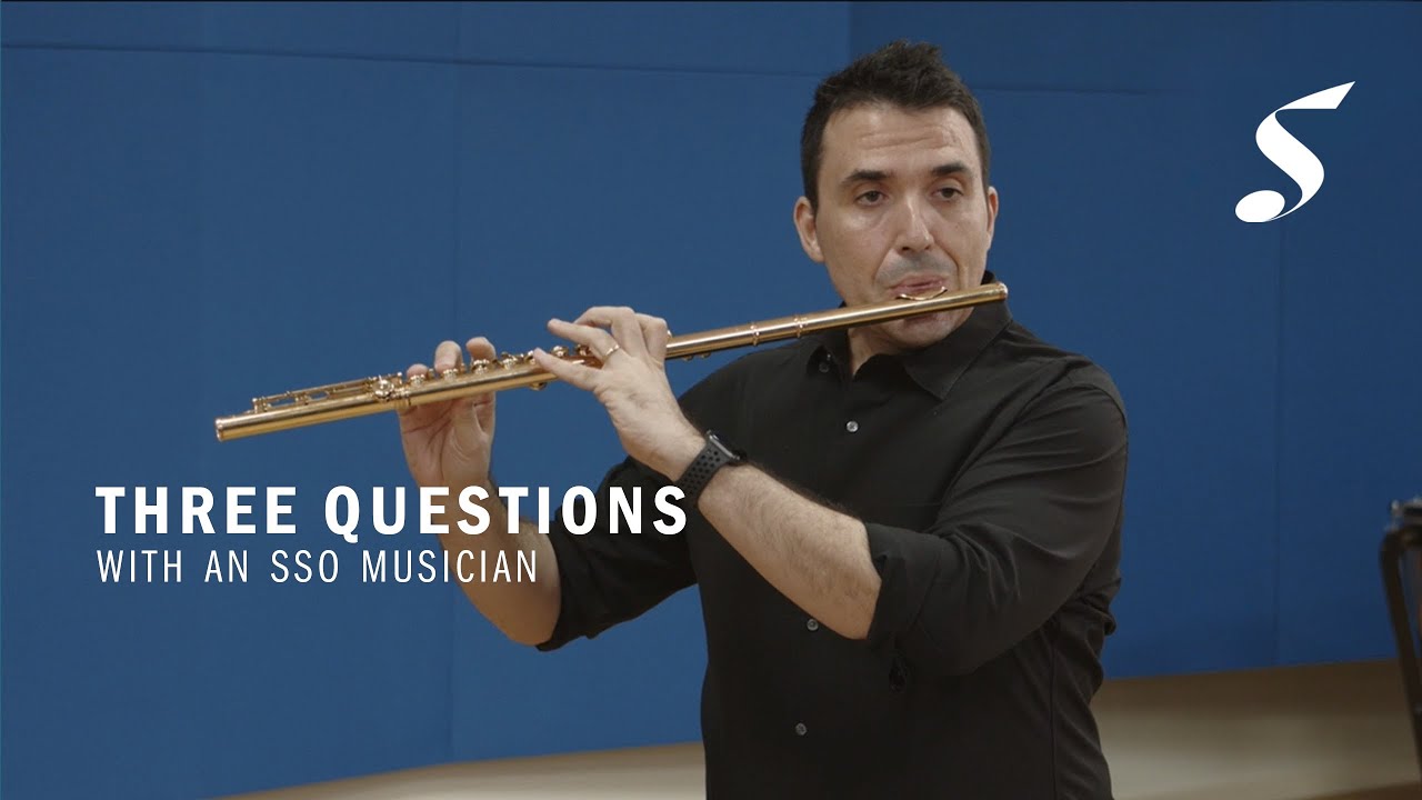 The Flute - Three Questions with an SSO Musician: Roberto Alvarez