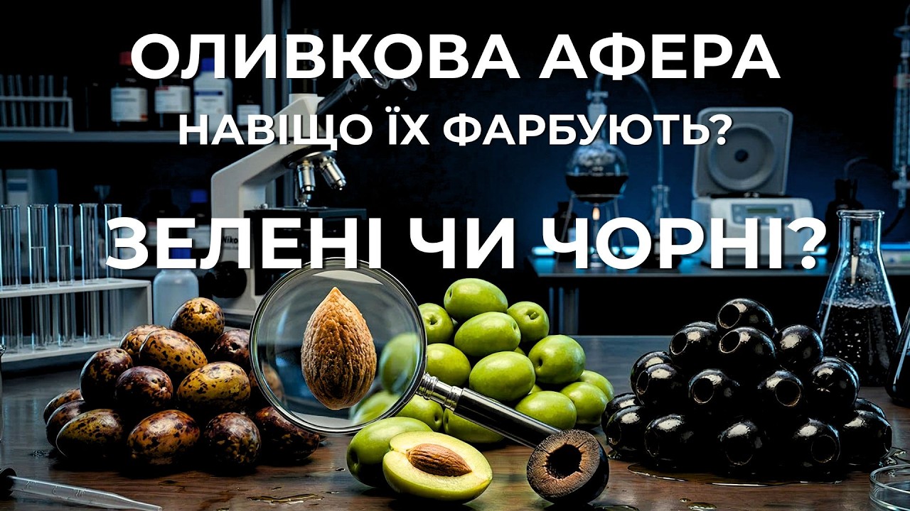 Оливки чи маслини? Навіщо їх фарбують і чи можна їсти кісточку? | Таємниці продуктів