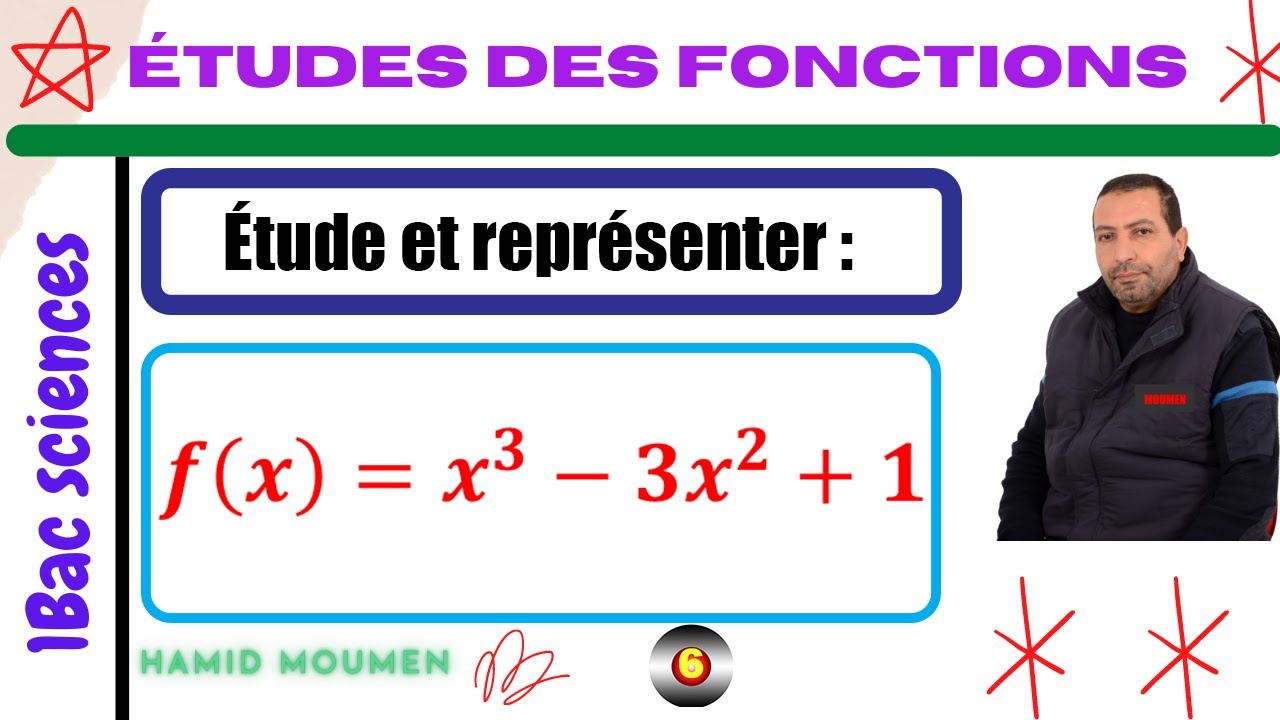 Étude et représentation d'une fonction polynôme de degré 3||Exercice corrigé||1Bac