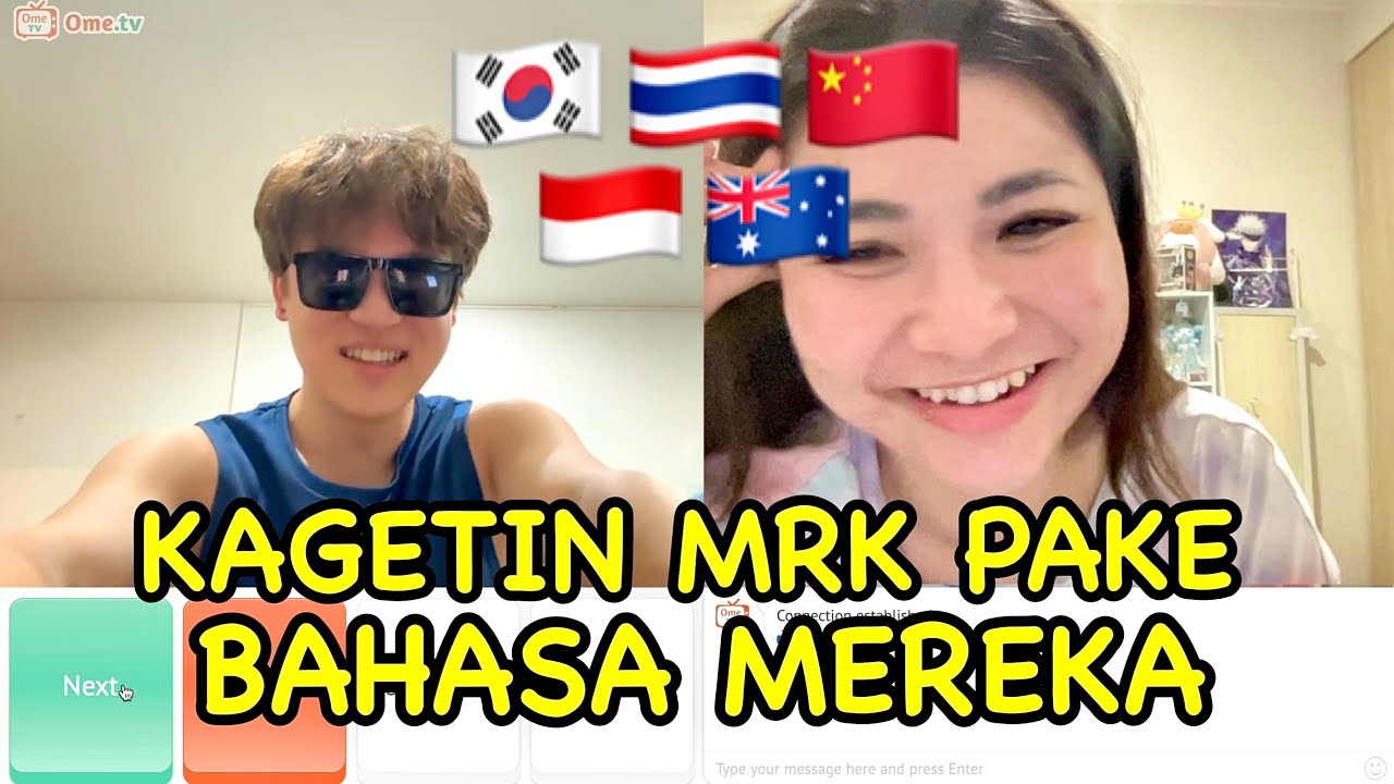 KAGETIN MRK PAKE BAHASA MRK  | OmeTV 🇰🇷🇹🇭🇨🇳🇮🇩🇦🇺