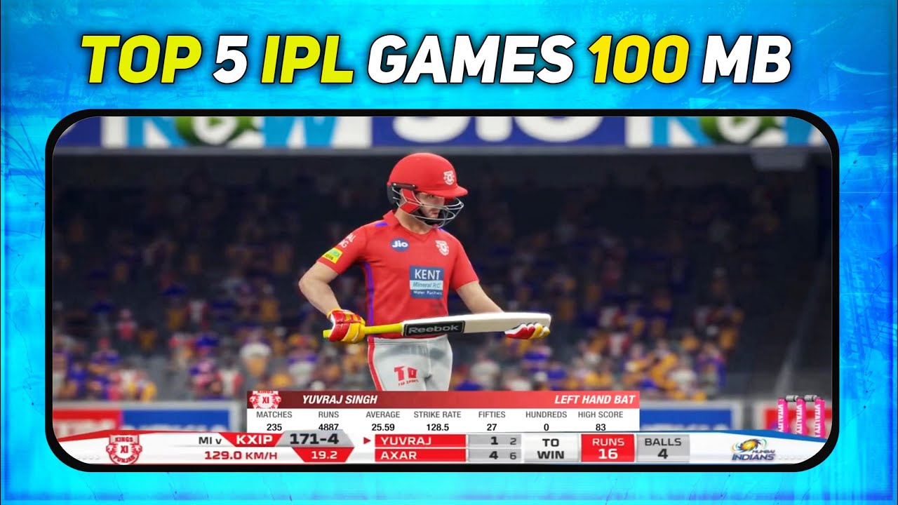 TOP 5 ipl cricket games for android under 100 mb offline 2020 | ipl games for android  |TOPNTOPTECH