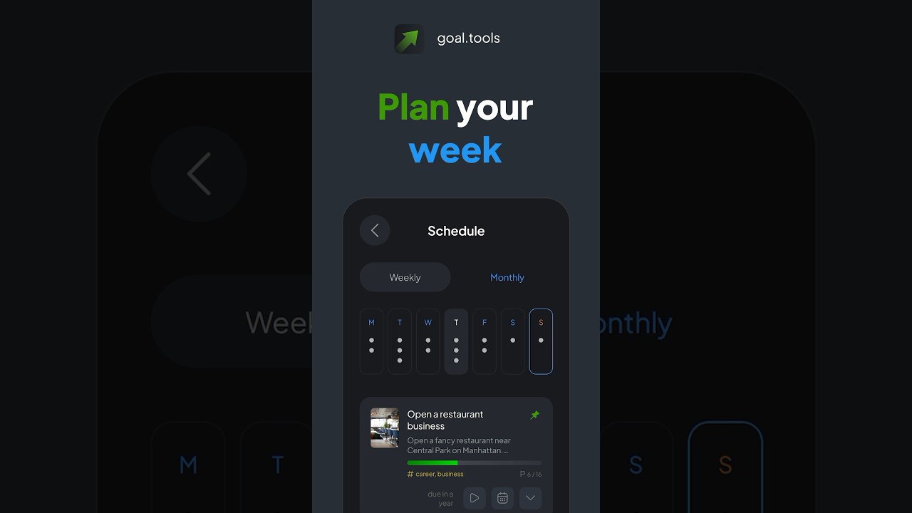 9. Plan your week #goals #goalsetting #goalplanning #goalachievement