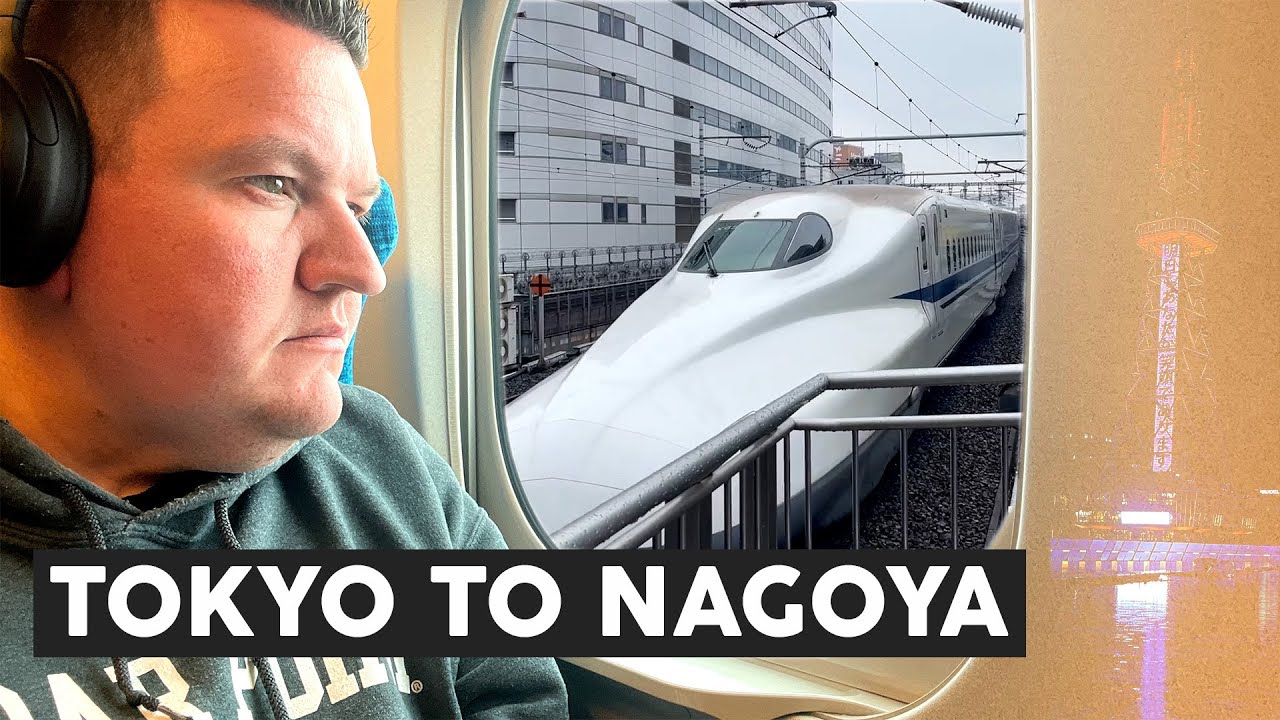 Tokyo to Nagoya via the Shinkansen (JAPAN'S BULLET TRAIN) | Travel Vlog | Asia Trip 2024 | Ep35