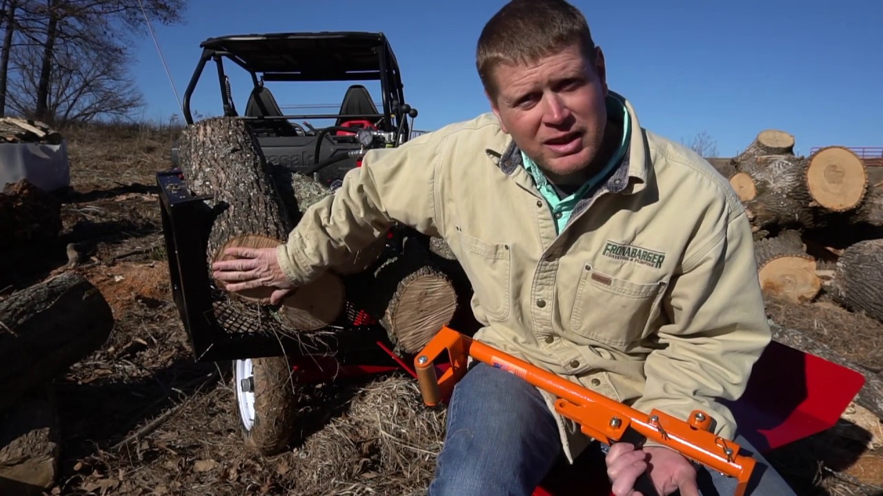 LogOx 3-in-1 Forestry MultiTool Log Hauler & Wolfe Ridge Woodsplitter! Check It Out! Real BackSaver!