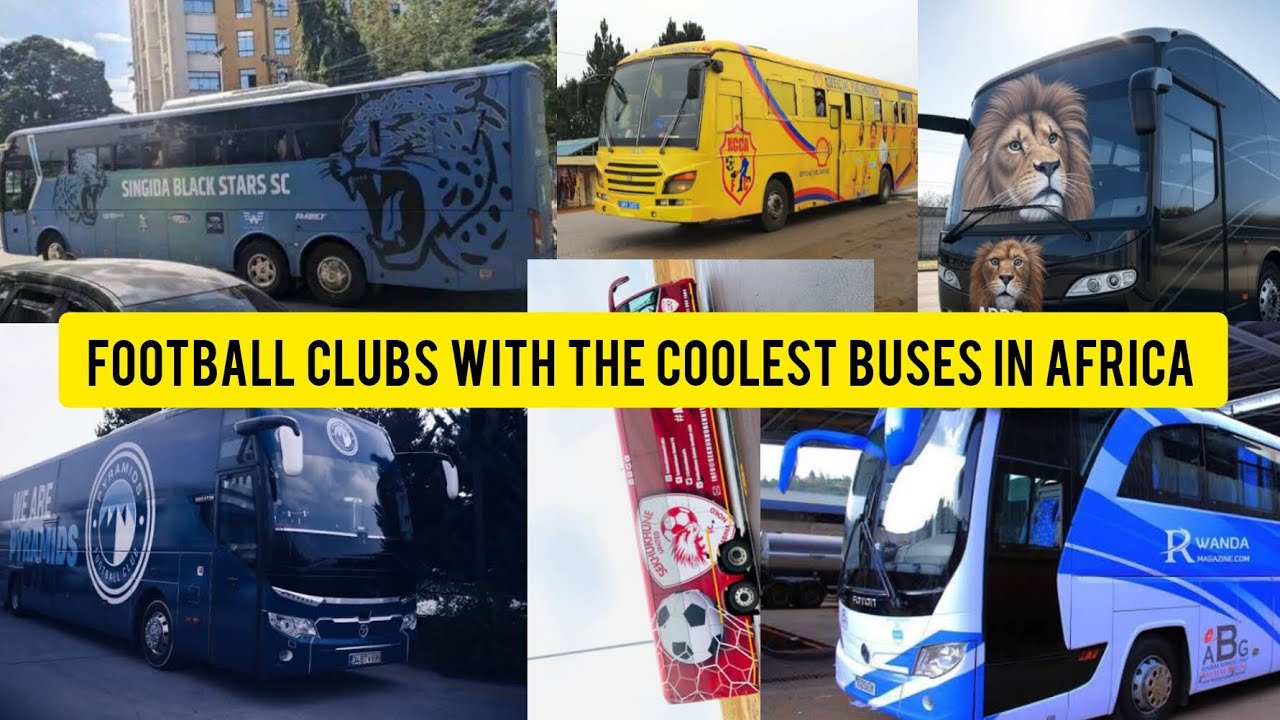 Football clubs with the coolest buses in Africa #football #caf