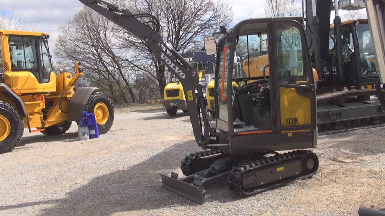 Volvo EC18E Compact Excavator (2023) Exterior and Interior