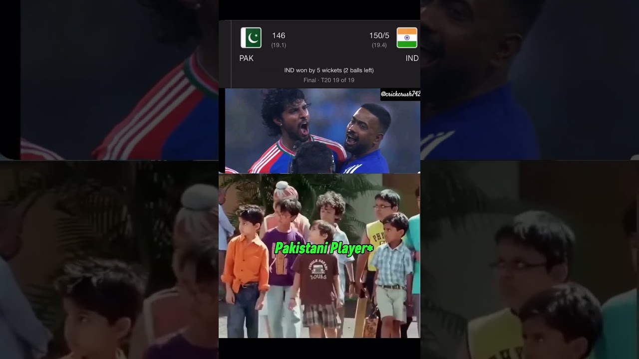 Ind vs Pak Final #funnycricket #cricket #cricketmemes #nohandshake #notrophy #memes #indvspak