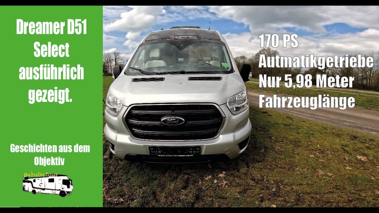 Kastenwagen Dreamer D51 Select ausführlich gezeigt.