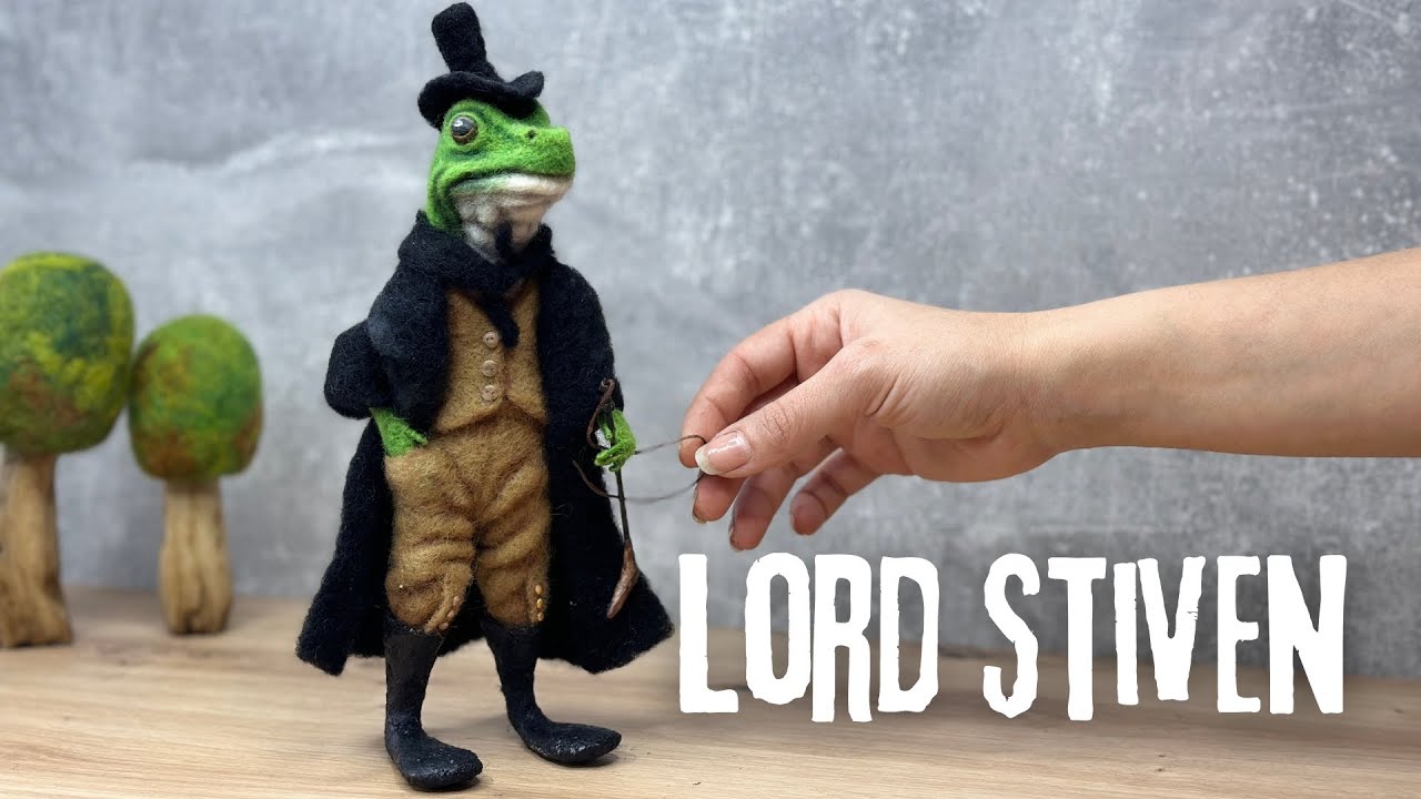 Creating Lord Stiven - Handcrafted Felt Doll Tutorial