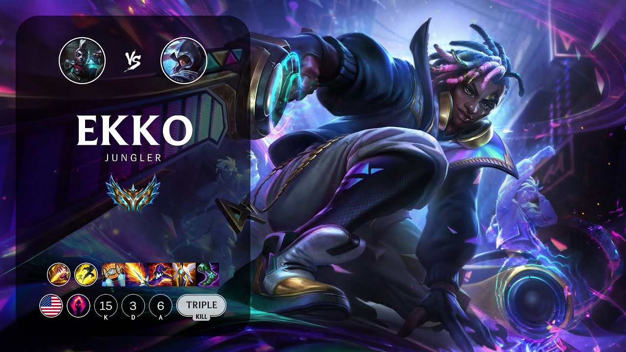 Ekko Jungle vs Talon - NA Challenger Patch 13.24
