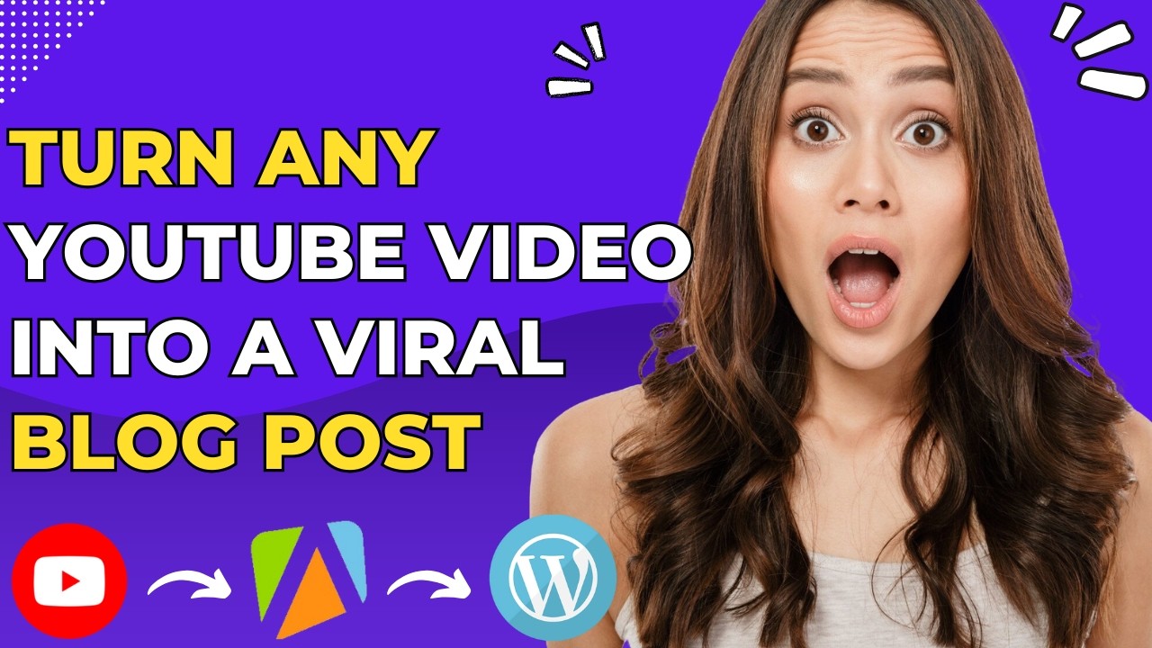How To Turn ANY YouTube Video Into A Blog Post In SECONDS!
