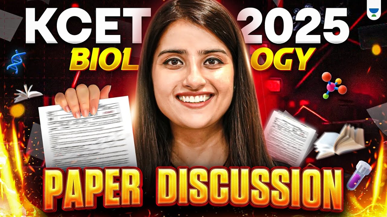 KCET 2025 Biology Paper Discussion 🔍 | Complete Analysis & Answers | Seep Pahuja | NEET 2025