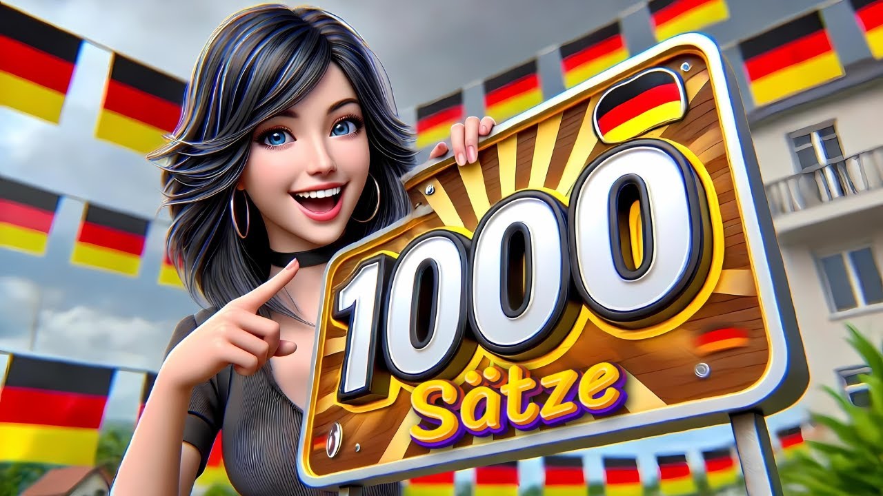 The 1000 Most Important German Phrases 🇩🇪✨ | Perfect for Beginners!