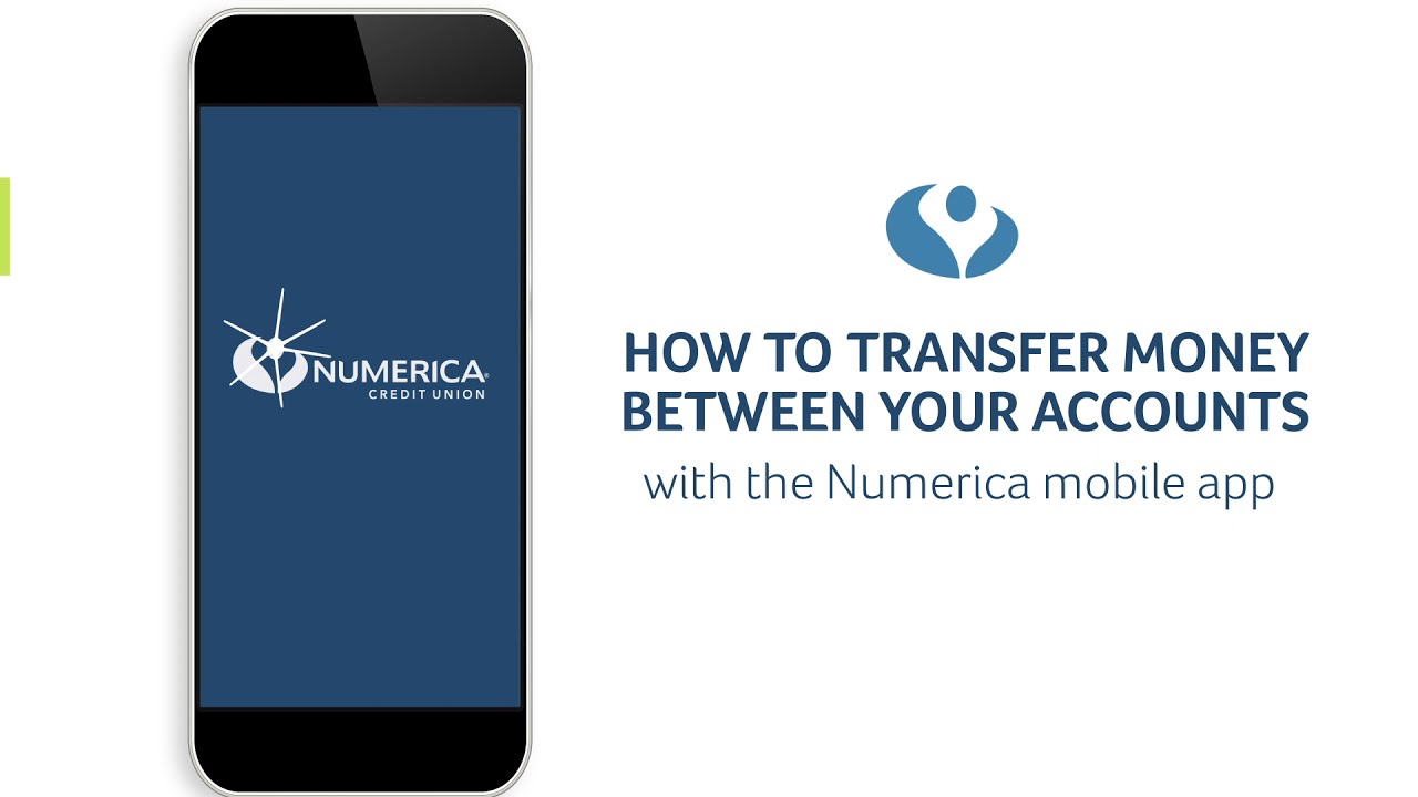 How to transfer money between accounts using Numerica's mobile app