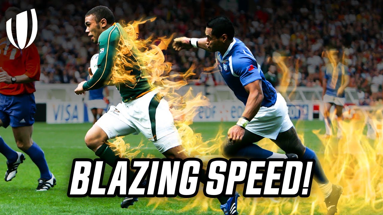 5 minutes of Bryan Habana being the fastest rugby player in the world!