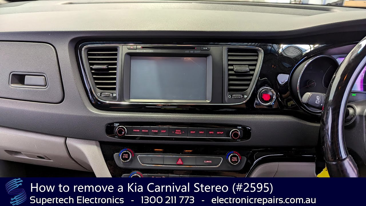 How to remove a Kia Carnival Stereo (#2595)