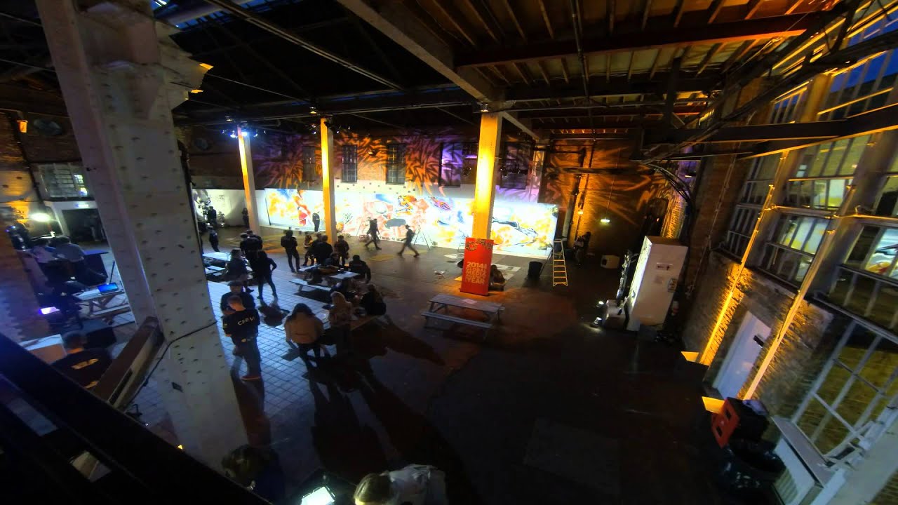 Chappie Twitch graffiti event - Time Lapse - 2015