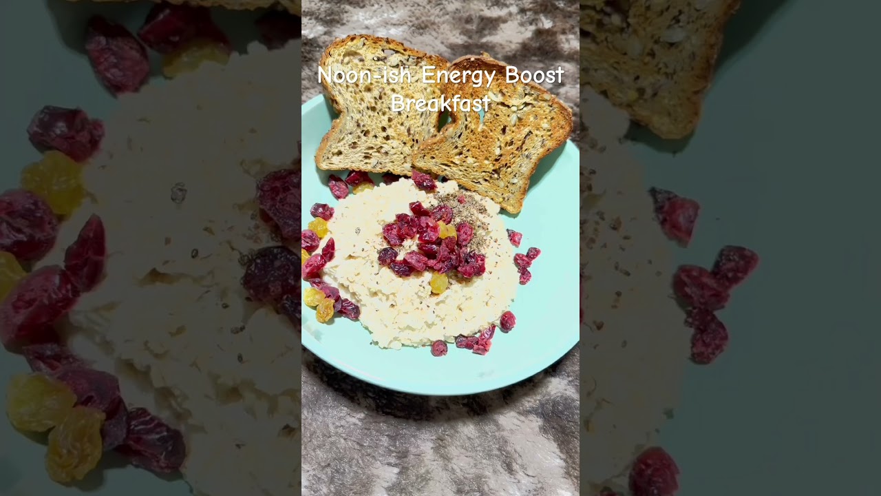 Noon-ish Energy Boost Breakfast
