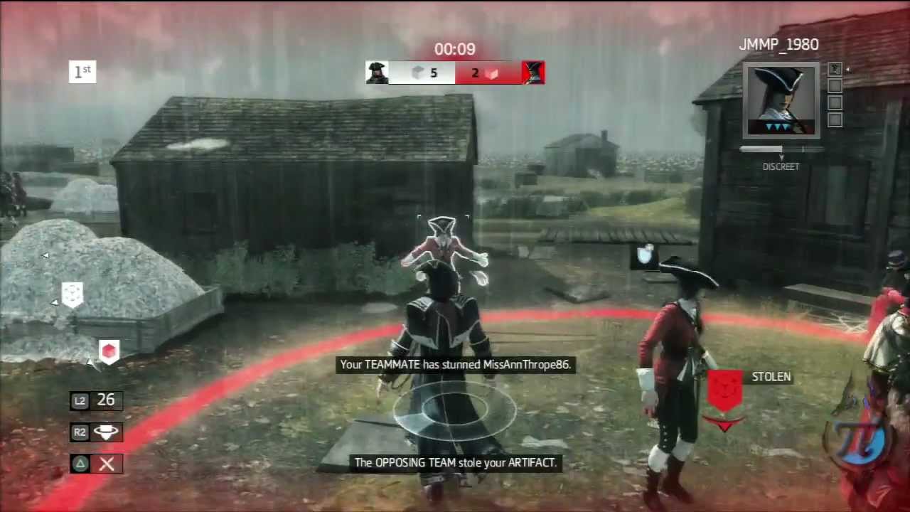 Assassin's Creed 3 Multiplayer | Artifact Assault - Man Mode (AC3 Gameplay, PS3)