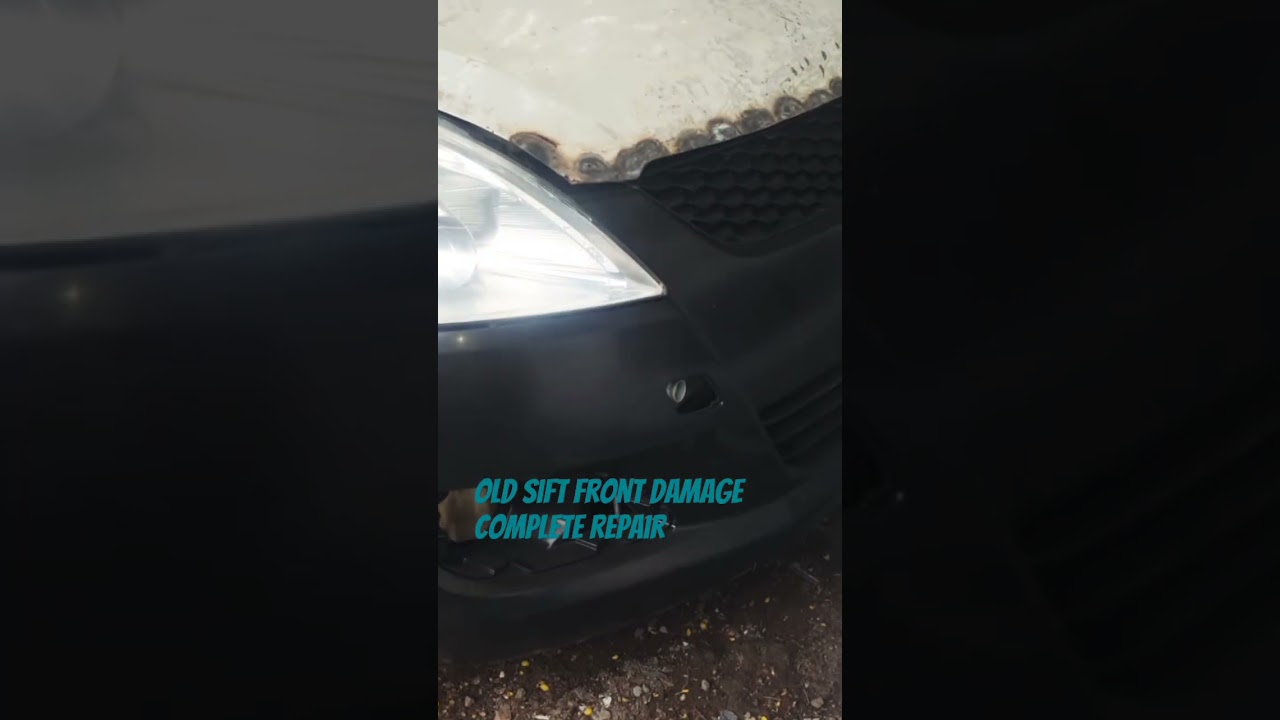 Old sift front damage complete repair all accident car work # 