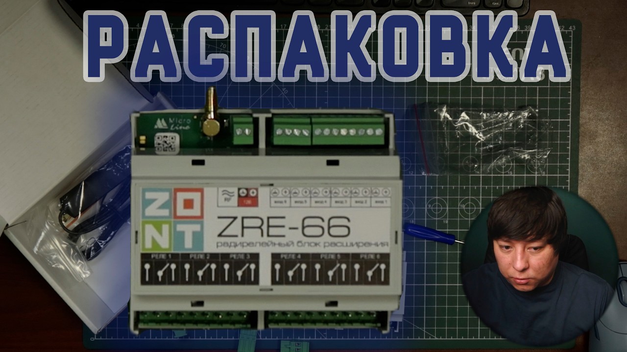ZONT ZRE 66 Распаковка