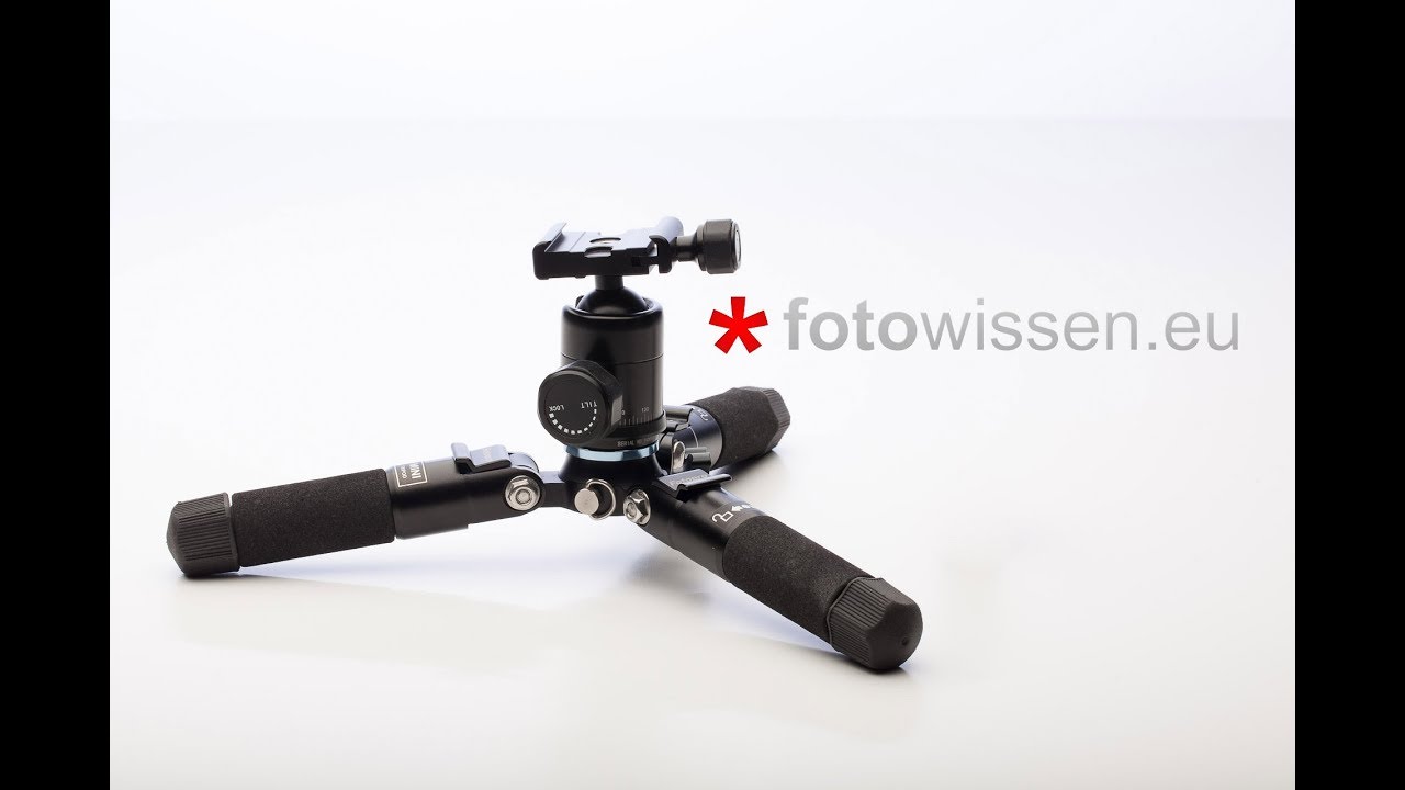 Rollei Compact Traveler Mini M-1 Stativ für Produktfotos, Makrofotos...