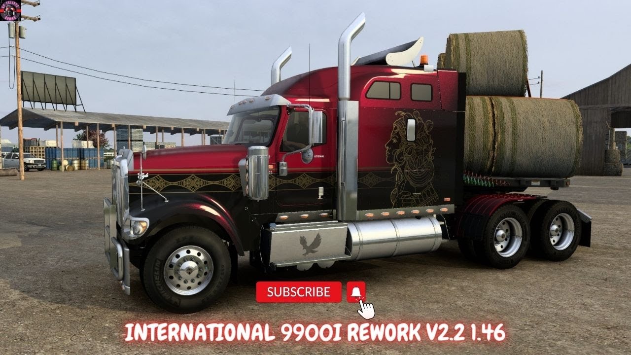 American Truck Simulator 1.46 INTERNATIONAL 9900I REWORK V2.2 1.46