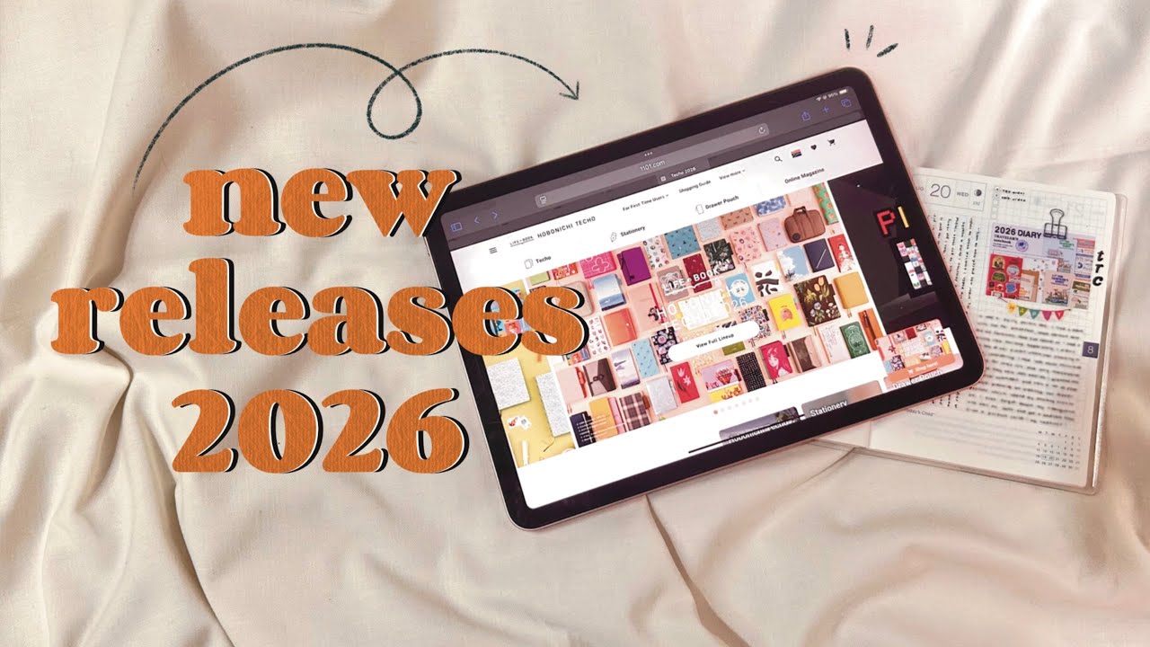 new releases | trc 2026 and hobonichi wishlist