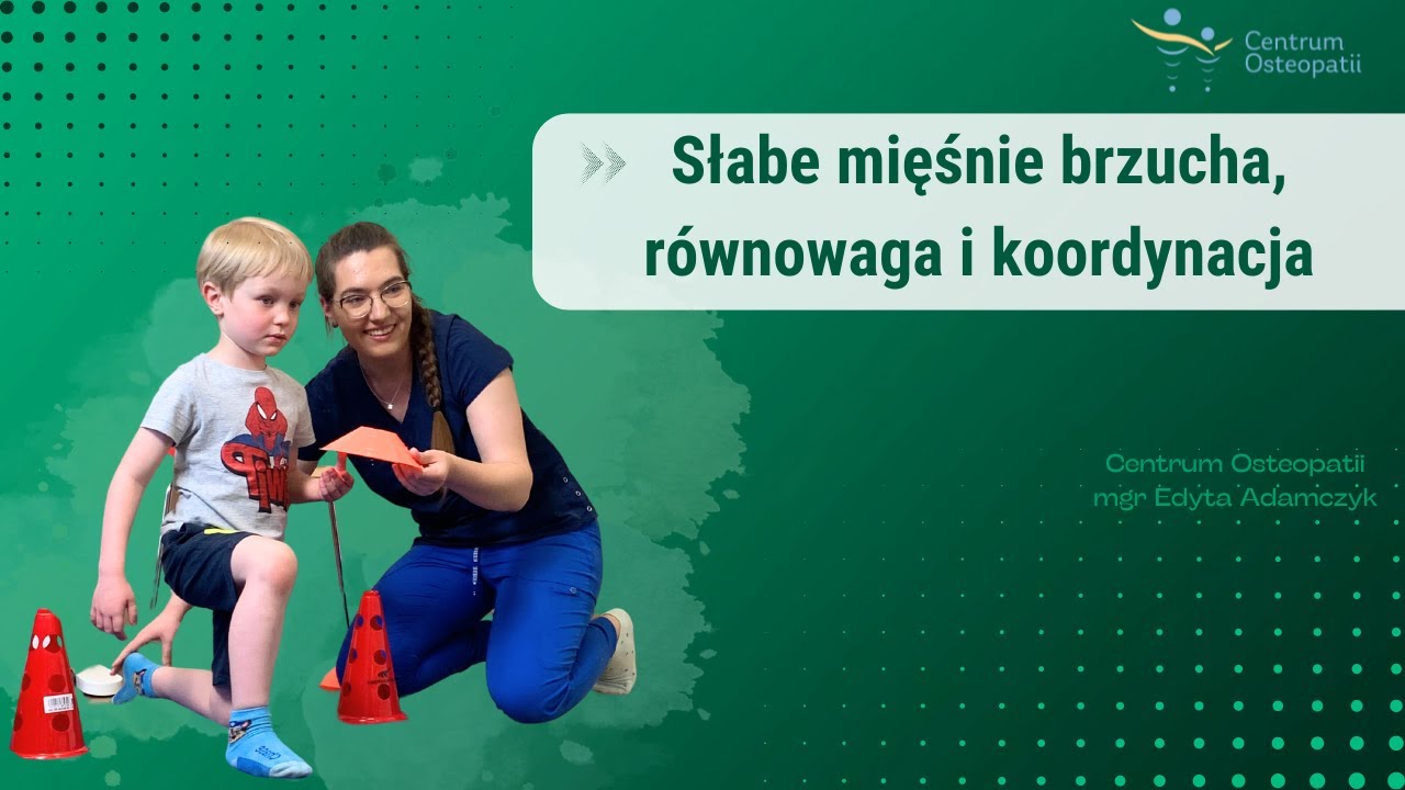 Słabe mięśnie brzucha, równowaga i koordynacja - Ćwiczenia w formie zabawy
