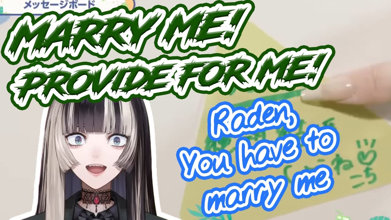 Raden finds a lady Dendoushi at the EXPO and begs for money and marriage [Hololive DEV_IS/ReGLOSS]
