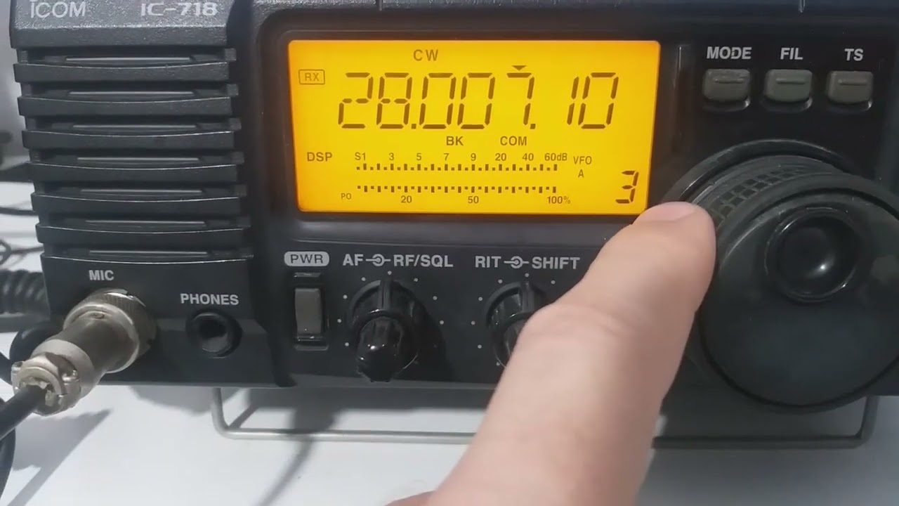 Ajustando Ic718 para melhor CAG e Melhor Recepção.