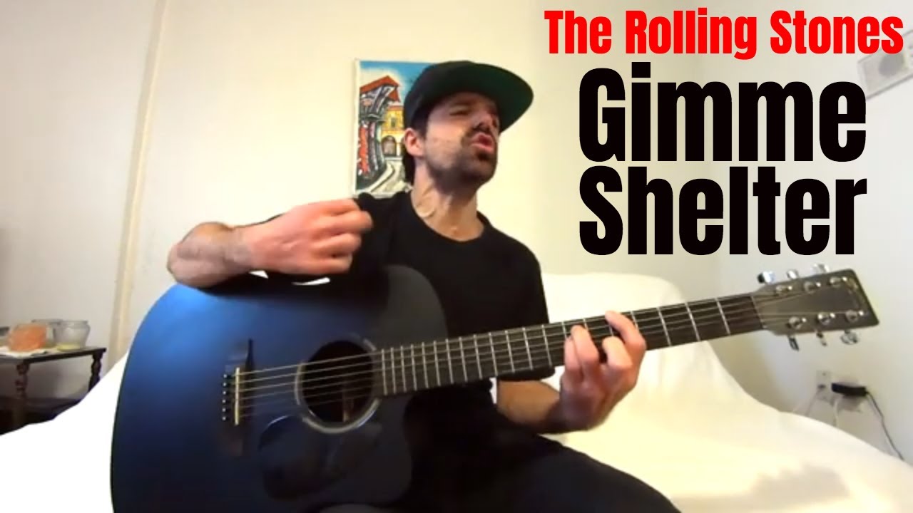 Gimme Shelter - The Rolling Stones [Acoustic Cover by Joel Goguen]