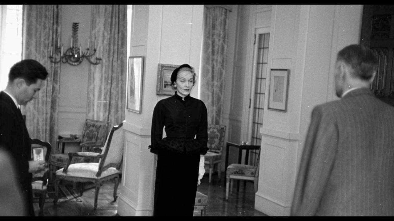 Marlene Dietrich 1951 Receiving French Medal Legion of Honour
