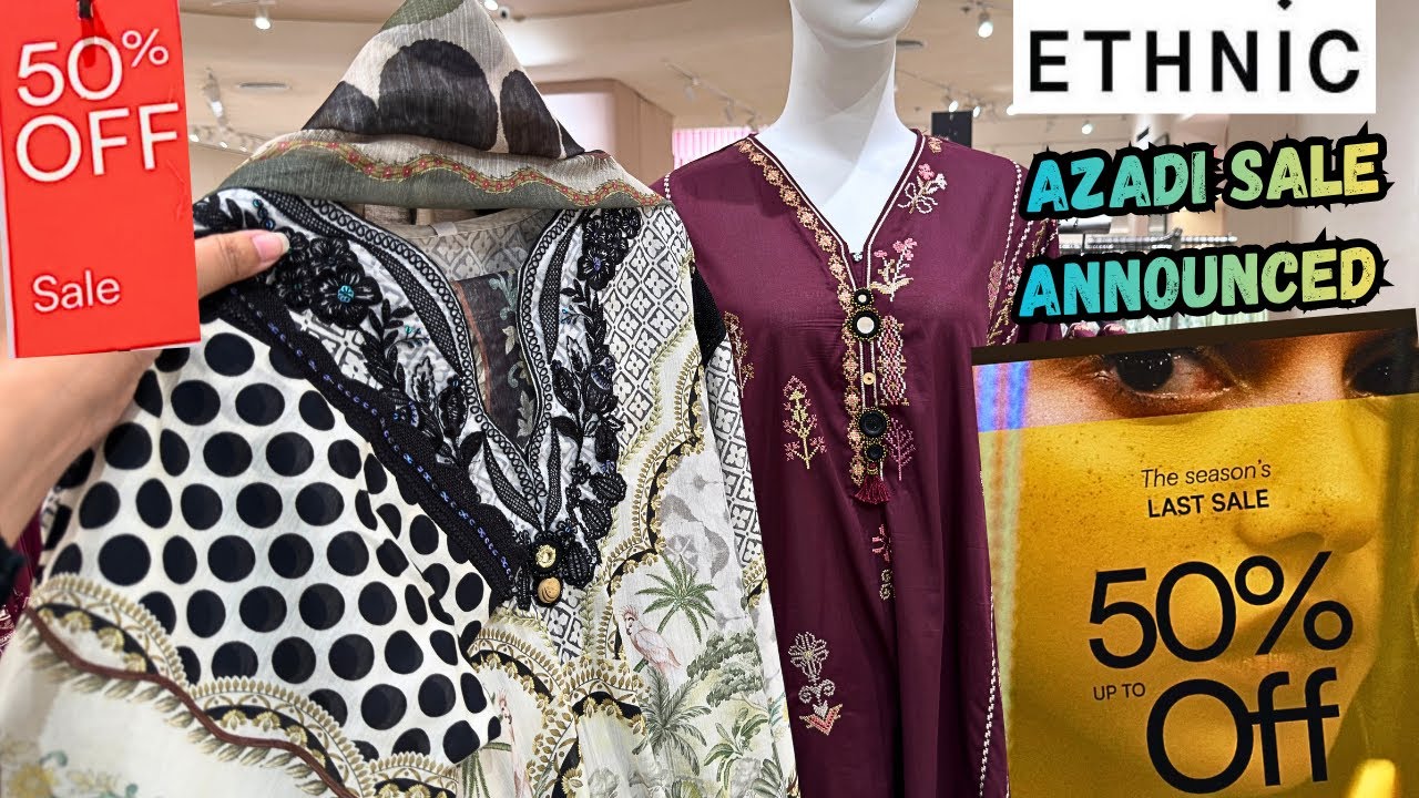 😱Ethnic Biggest AZADI SALE 2026 🇵🇰📣 Pre Booking Start 📣ethnic Sale 2026🔥📣❤️ 