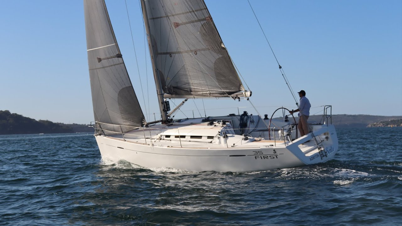 Beneteau First 35 'Senta' Sailing on Sydney Harbour - Sold By Flagstaff Marine September 2023.