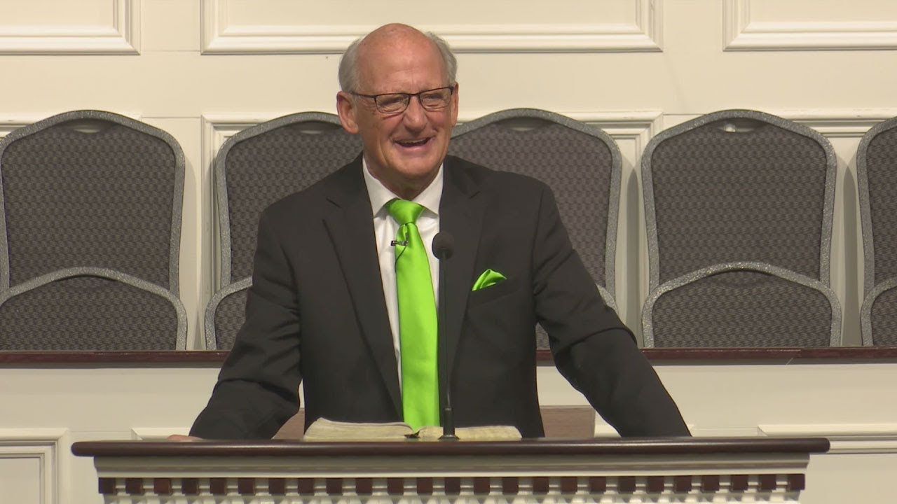 Dr. Jack Trieber preaching 