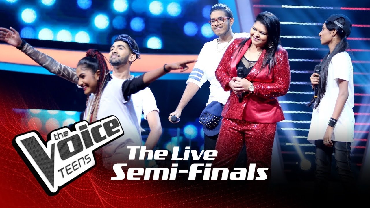 Team Ashanthi | Sanda Wathuren Nawa (සඳ වතුරෙන්) | The Live Semi Finals | The Voice Teens Sri Lanka