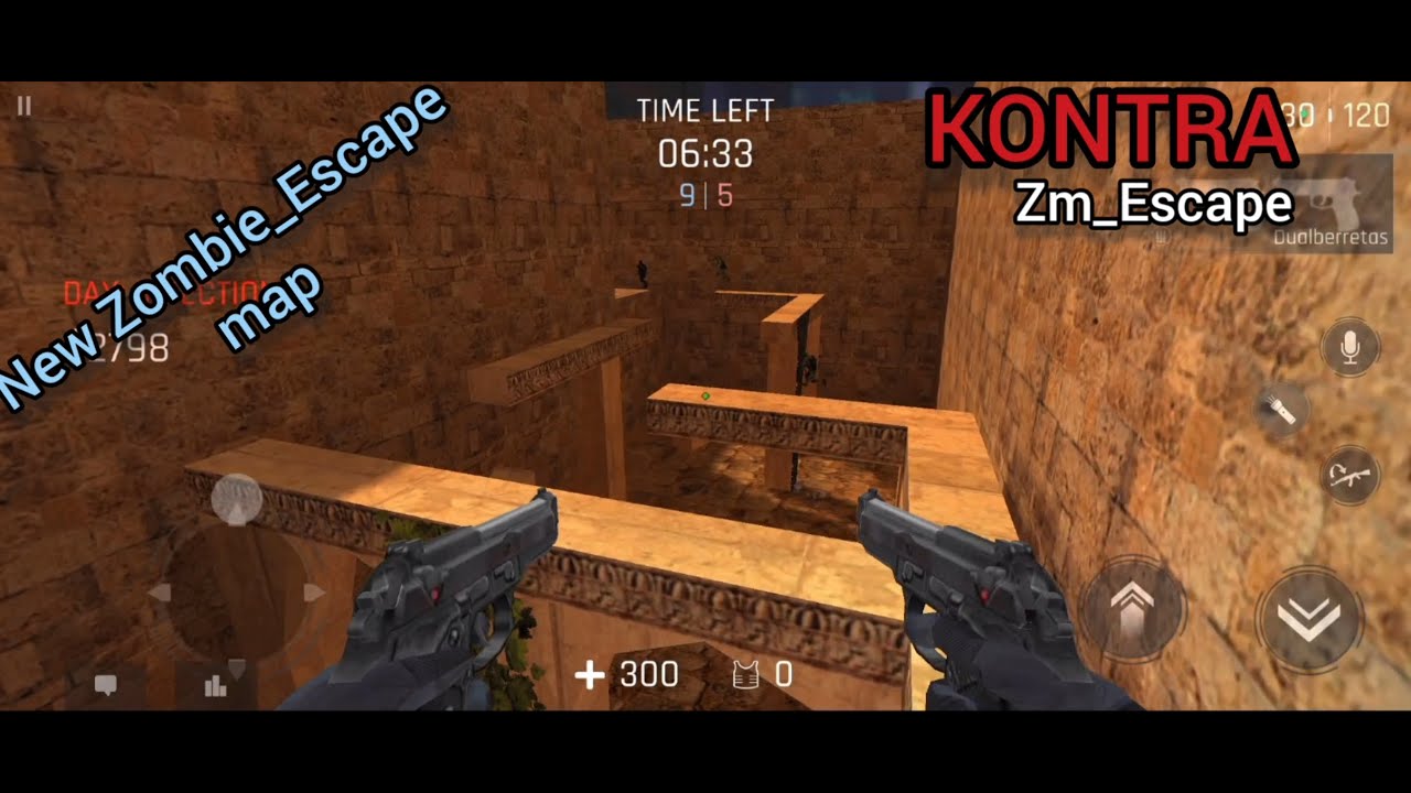 Kontra Multiplayer Fps - New Zombie 🧟 Escape Map Gameplay || NEW UPDATE