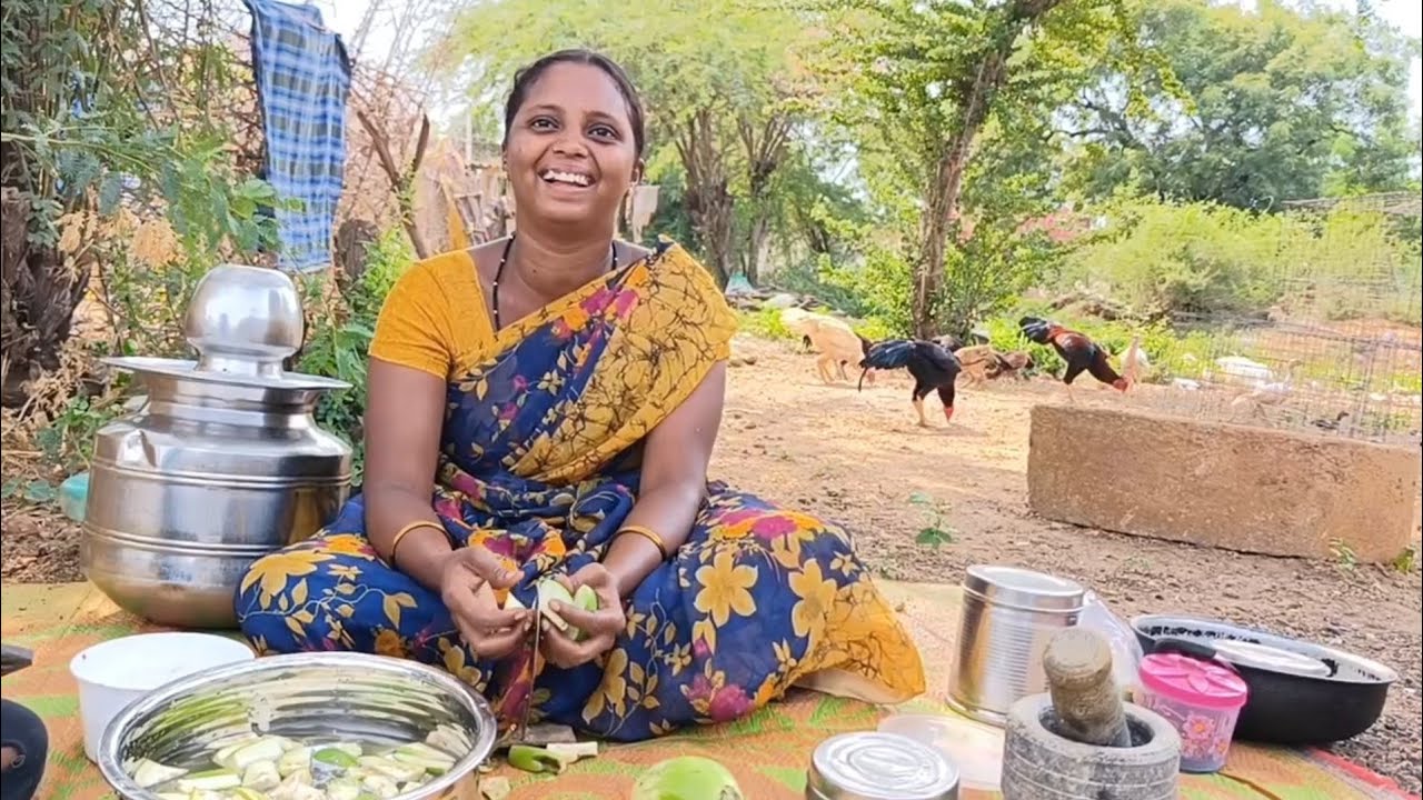 😋ఈరోజు కృప వంకాయ తాలింపు(వేపుడు)చాలాబాగా చేసింది.||Brinjal fry recipe in Telugu || village cooking..