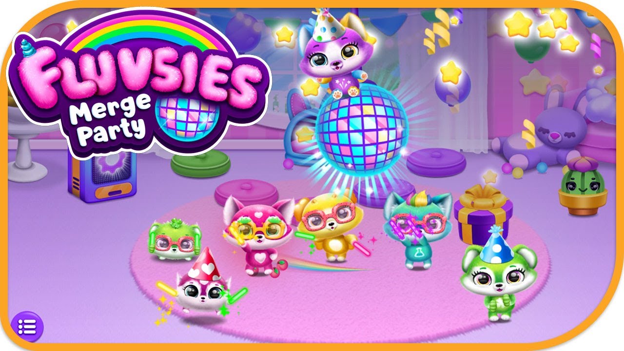 Давайте начнём вечеринку слияния Fluvsies! 🎈🐱 Первый геймплей! -2- | Весёлая мобильная игра | Tut...
