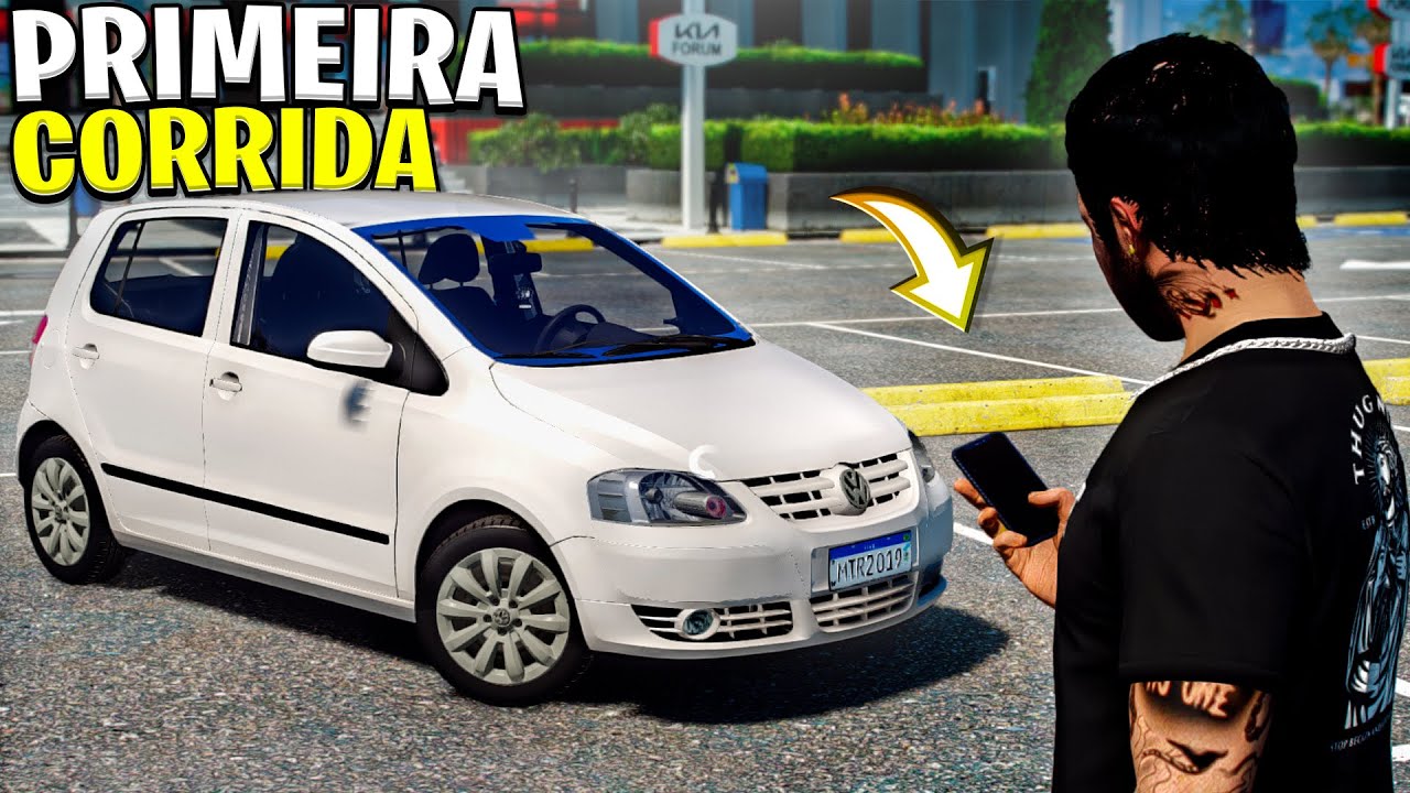 GTA V - VIDA DE UBER | MINHA PRIMEIRA CORRIDA NO UBER - #01