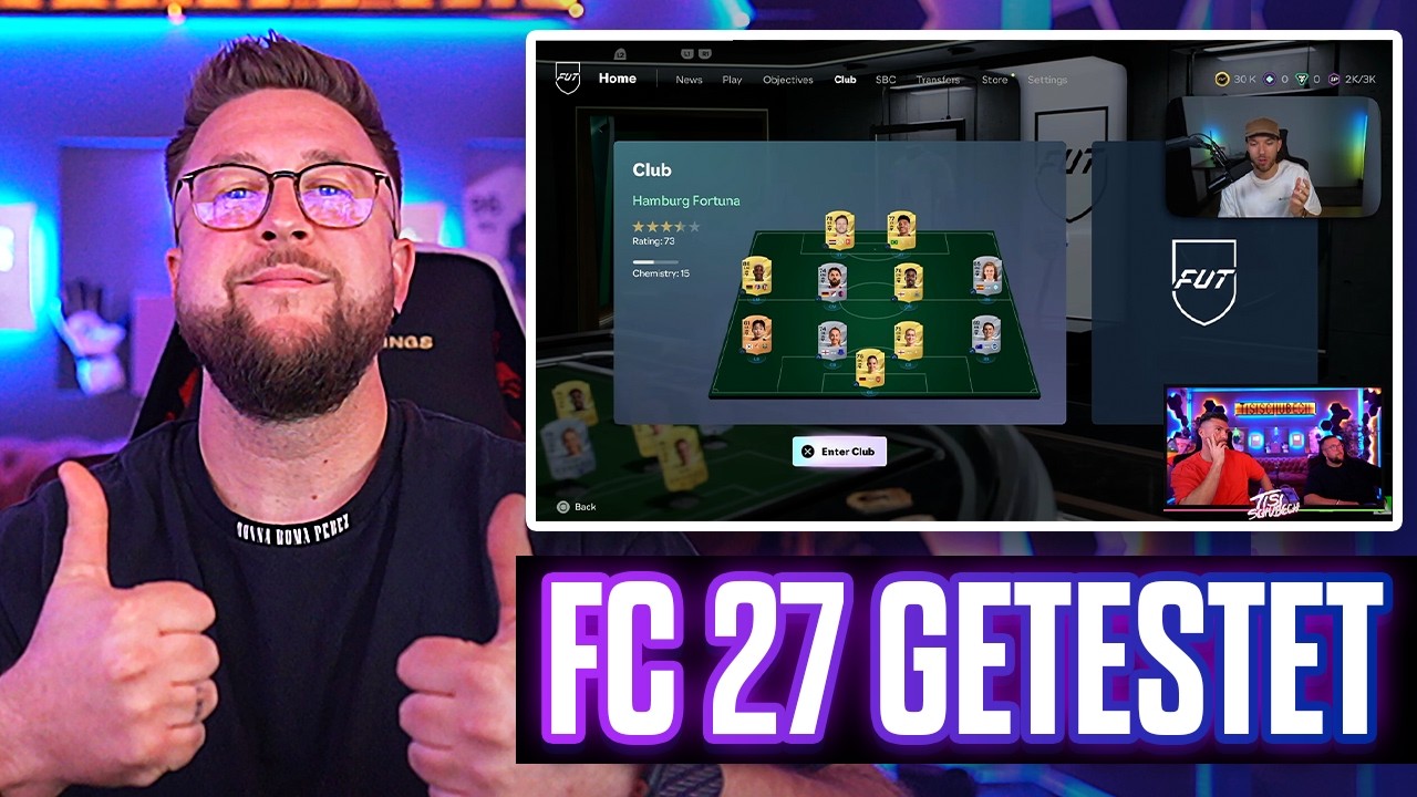 1. EINDRUCK von FC 27 😱 REAKTION auf BENE FC 27 REVIEW 🔥 Tisi Schubech Stream Highlights