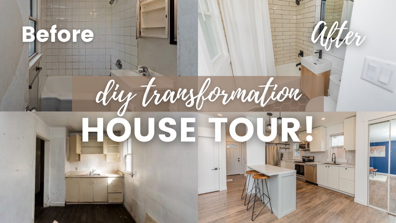 OUR FIXER UPPER HOUSE TOUR 🇨🇦 | Beginner DIY Home Renovation | Extreme Home Makeover Before & After